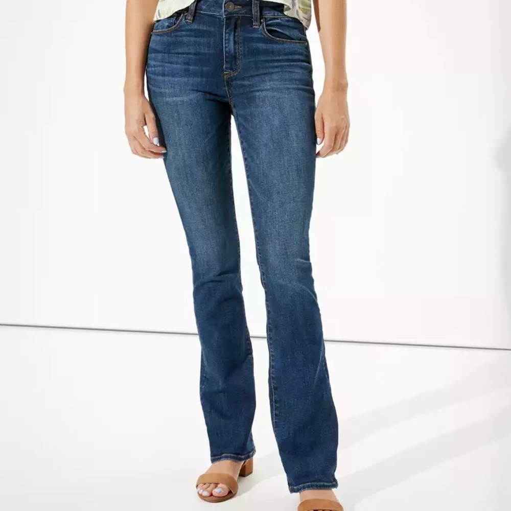 American Eagle Hi-Rise Skinny Kick Jeans